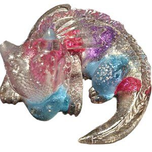 Napping Dragon - Clear Multi Color